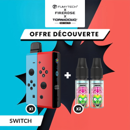 [Offre] Pack n°1 Klip's Switch + 2 E-liquides Tornadoliq - Fumytech & Firerose x Tornadoliq