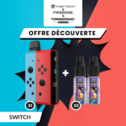 [Offre] Pack n°2 Klip's Switch + 2 E-liquides Tornadoliq - Fumytech & Firerose x Tornadoliq