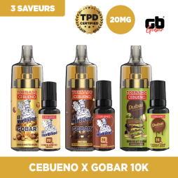 Tornado 10K 800mAh TPD EU Cebueno 10ml / 2% - Cebueno x Tornado 10K by Gobar