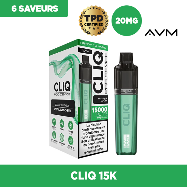 Starter Kit Cliq 15K 2ml 2% - AVM