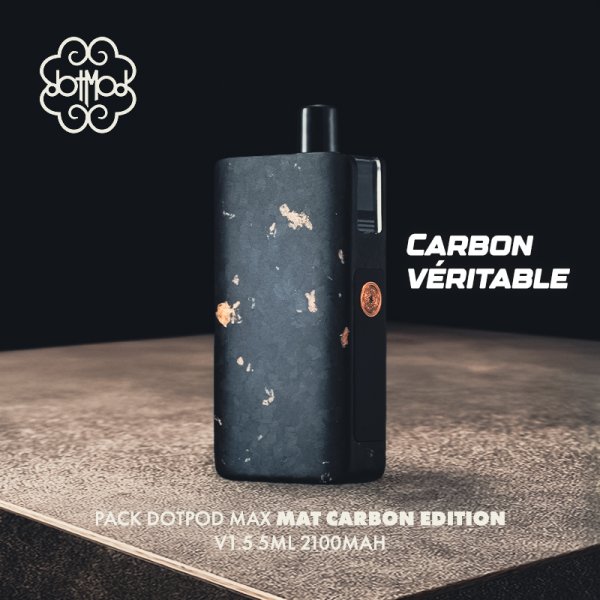Kit DotPod Max Mat Carbon Edition 5ml 2100mAh - Dotmod