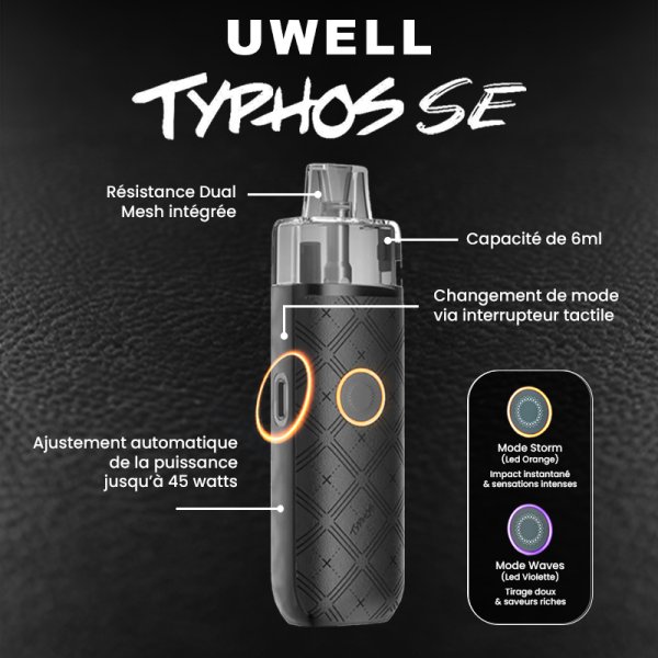 Pack Pod Typhos SE 6ml 2000mAh - Uwell