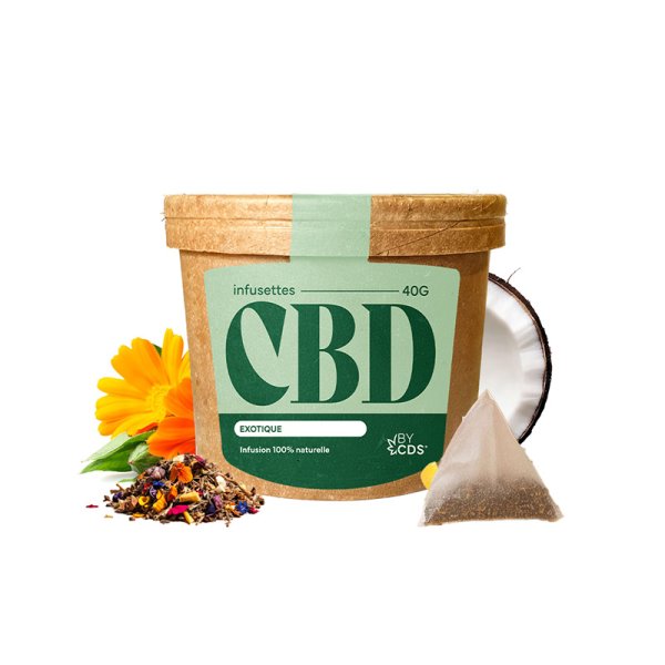 Exotic Rooibos Tea Bags with CBD - BY CDS
