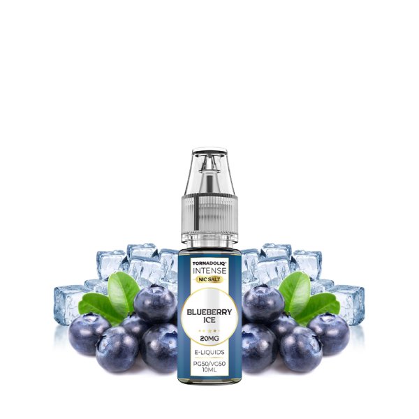 Blueberry Ice Nic Salts 20mg 10ml - Intense by Tornadoliq