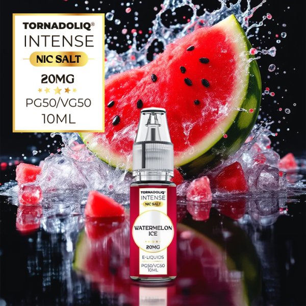 Watermelon Ice Nic Salts 10ml - Intense by Tornadoliq