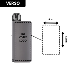 Pack DotPod Go 2ml 3000mAh Gunmetal Personnalisé - Dotmod