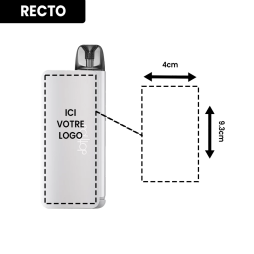 Pack dotPod Go 2ml 3000mAh Silver Personnalisé - Dotmod