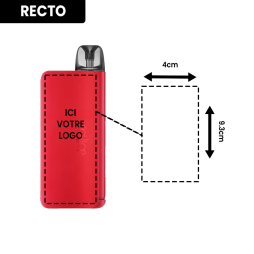 Pack DotPod Go 2ml 3000mAh Red Personnalisé - Dotmod