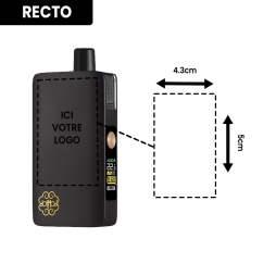 Pack DotPod Max V1.5 5ml 2100mAh Black Personnalisé - Dotmod