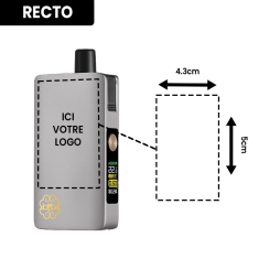 Kit DotPod Max V1.5 5ml 2100mAh Gunmetal Personnalisé - Dotmod