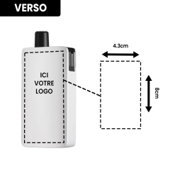 Pack DotPod Max V1.5 5ml 2100mAh Silver Personnalisé - Dotmod