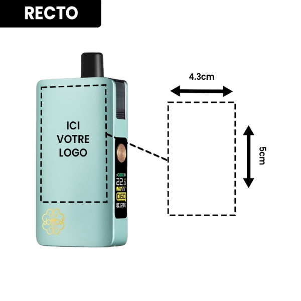 Kit DotPod Max V1.5 5ml 2100mAh Tiffany Blue Personnalisé - Dotmod