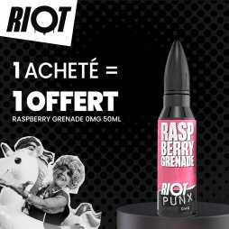 [Offre] 1 Raspberry Grenade 0mg 50ml Acheté, 1 Offert - Punx by Riot