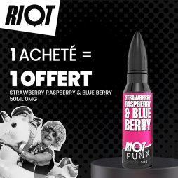 [Offre] 1 Strawberry Raspberry Blueberry 0mg 50ml Acheté, 1 Offert- Punx by Riot