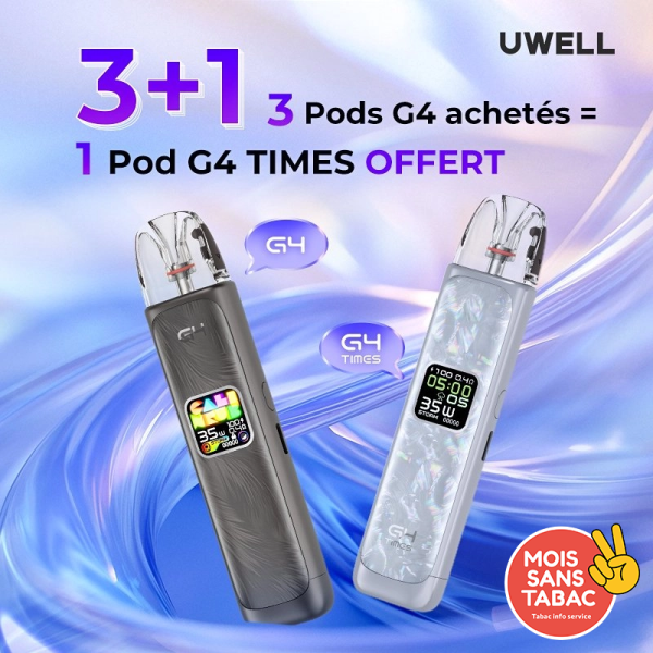 Buy 3 Caliburn G4 Pod Packs, Get 1 Caliburn G4 Pod Pack Free - Uwell [Offer]