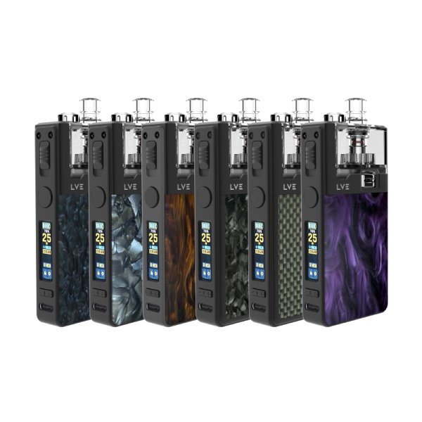Pack Pod Orion II Pro Black + RBA 4.5ml 1900mAh - LVE