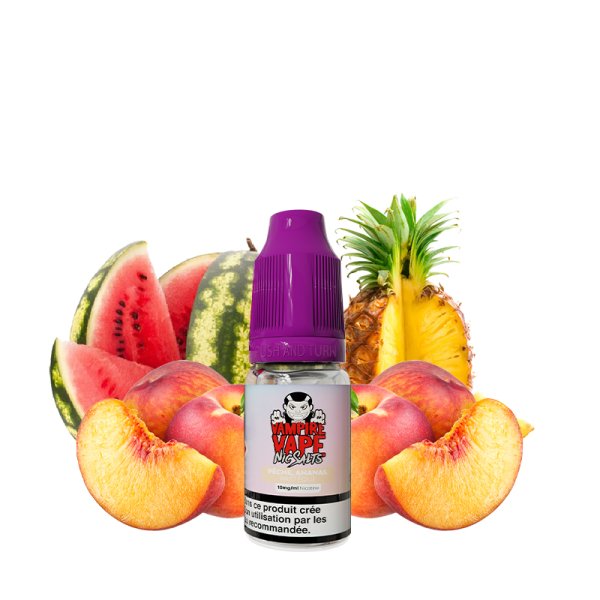 Pêche Ananas Pastèque Nic Salt 10ml - Vampire Vape
