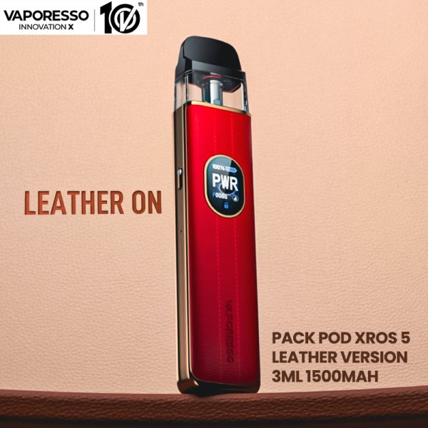 Kit Pod XROS 5 Leather Version 3ml 1500mAh - Vaporesso