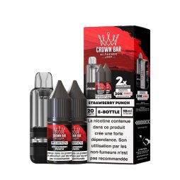 Cartouche Cubic 30k 10+2ml (1pcs) + E-liquides 20mg 10ml (2pcs) - Crown Bar by Al Fakher