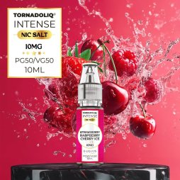 Strawberry Raspberry Cherry Ice Nic Salts 20mg 10ml - Intense by Tornadoliq