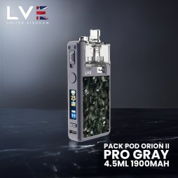 Pack Pod Orion II Pro Gray 4.5ml 1900mAh - LVE