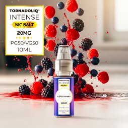 Very Berry Nic Salts 10ml - Intense by Tornadoliq