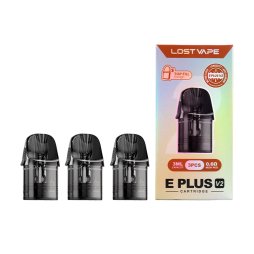 Cartouches E-Plus Pod 0.3/0.6Ω 3ml V2 (3pcs)- Lost Vape