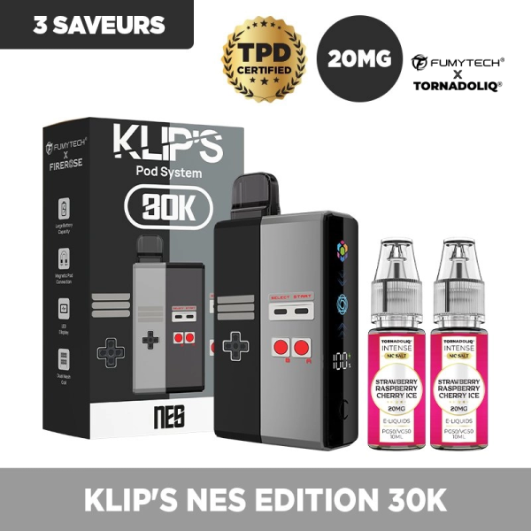 Klip's Nes Edition 30k 2200mAh 7ml / 2% - Fumytech x Tornadoliq
