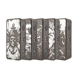 Mod S101 21700/18650 Gravé Black - San Indonesia x Gerobak Vaper