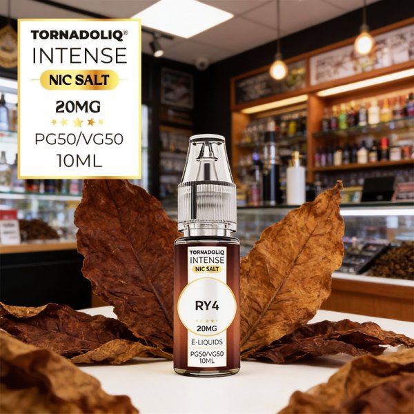 RY4 Nic Salts 10ml - Intense by Tornadoliq