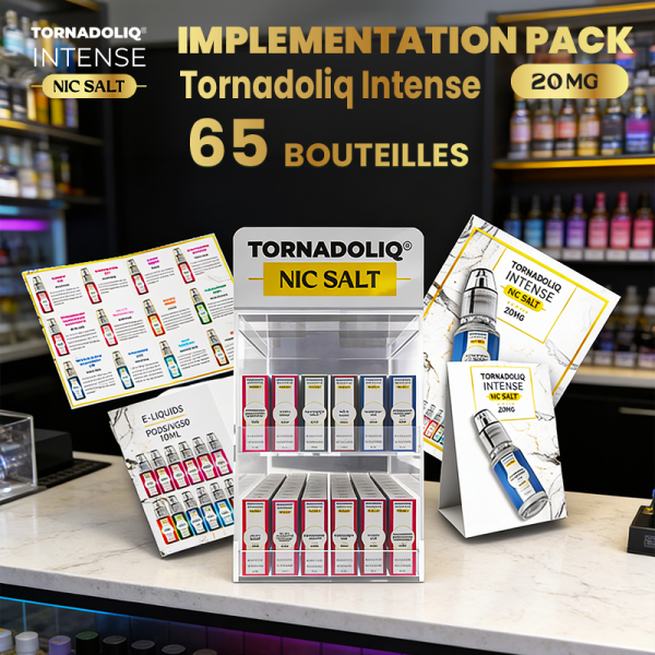 Nic Salts E-liquids Implementation Pack 20mg 10ml (60pcs) - Intense by Tornadoliq
