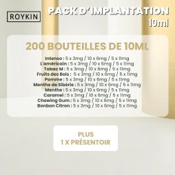 Pack d'implantation 10ml (200pcs) - Roykin