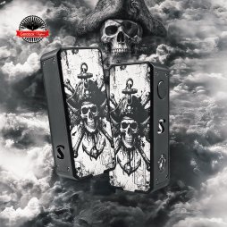 S101 Mod 21700/18650 Engraved Black - San Indonesia x Gerobak Vaper