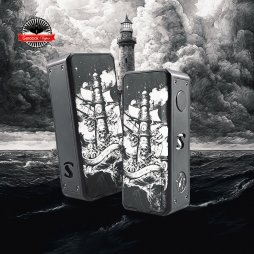 Mod S101 21700/18650 Gravé Black - San Indonesia x Gerobak Vaper