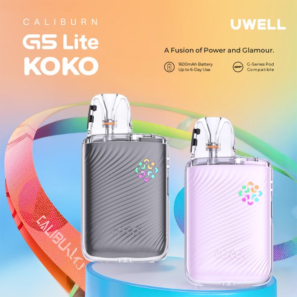 Kit Pod Caliburn G5 Lite Koko 3ml 1600mAh - Uwell