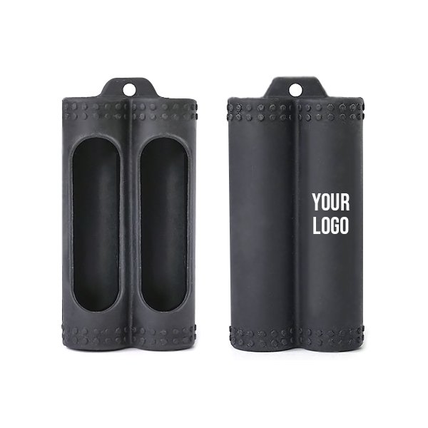 [OEM/ODM] Silicone Case for 2 Batteries 18650 Customized