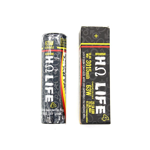 Accu 18650 Hohm Life⁴ 3015mAh - Hohm Tech